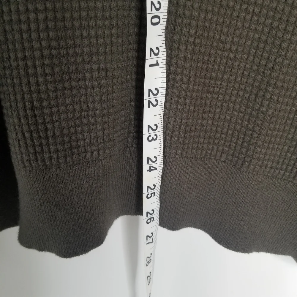 Cremieux Classics Pima Cotton/Cashmere Blend Long Sleeve Ribbed Sweater XXL